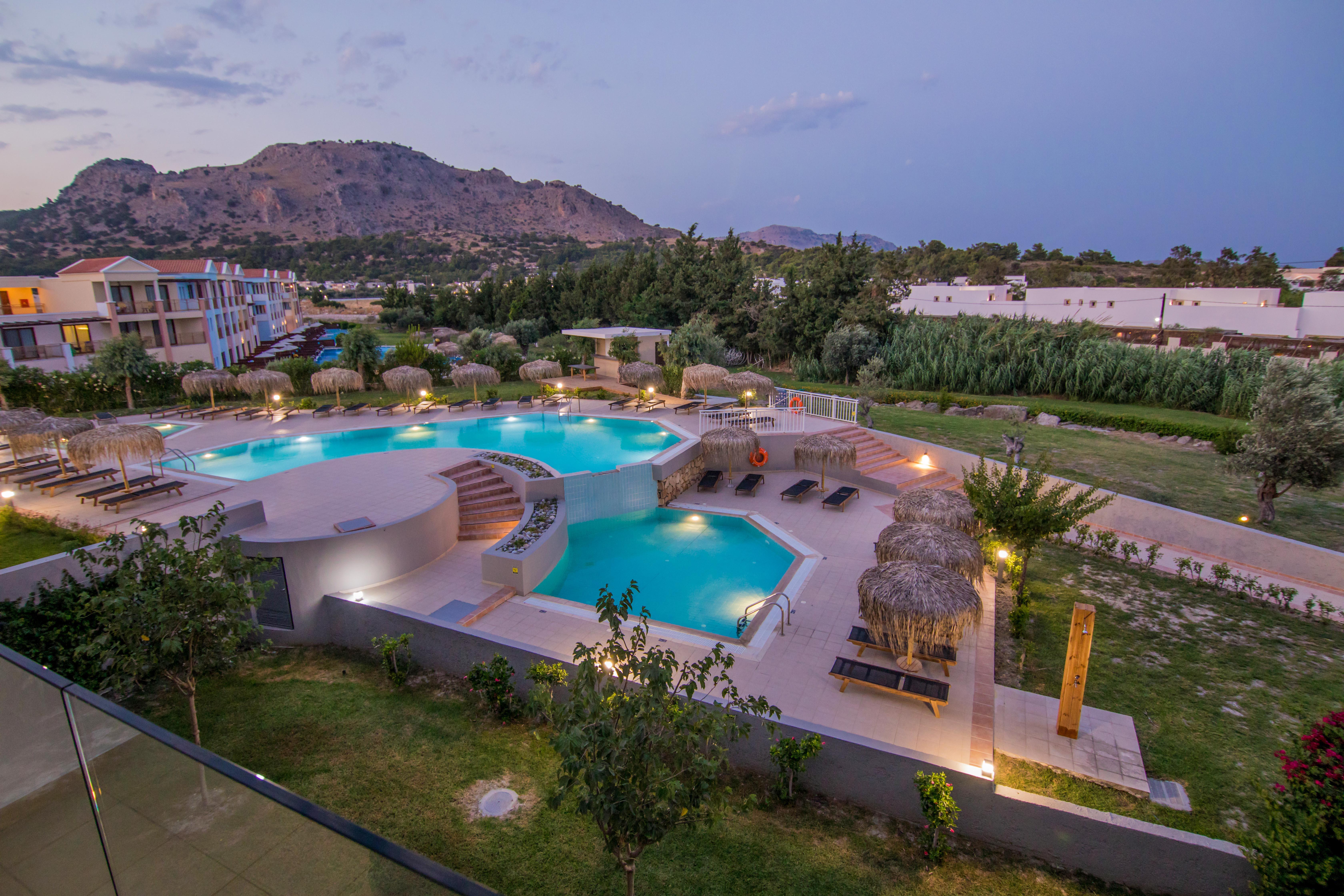 Lindos Breeze Beach Hotel Kiotari Buitenkant foto
