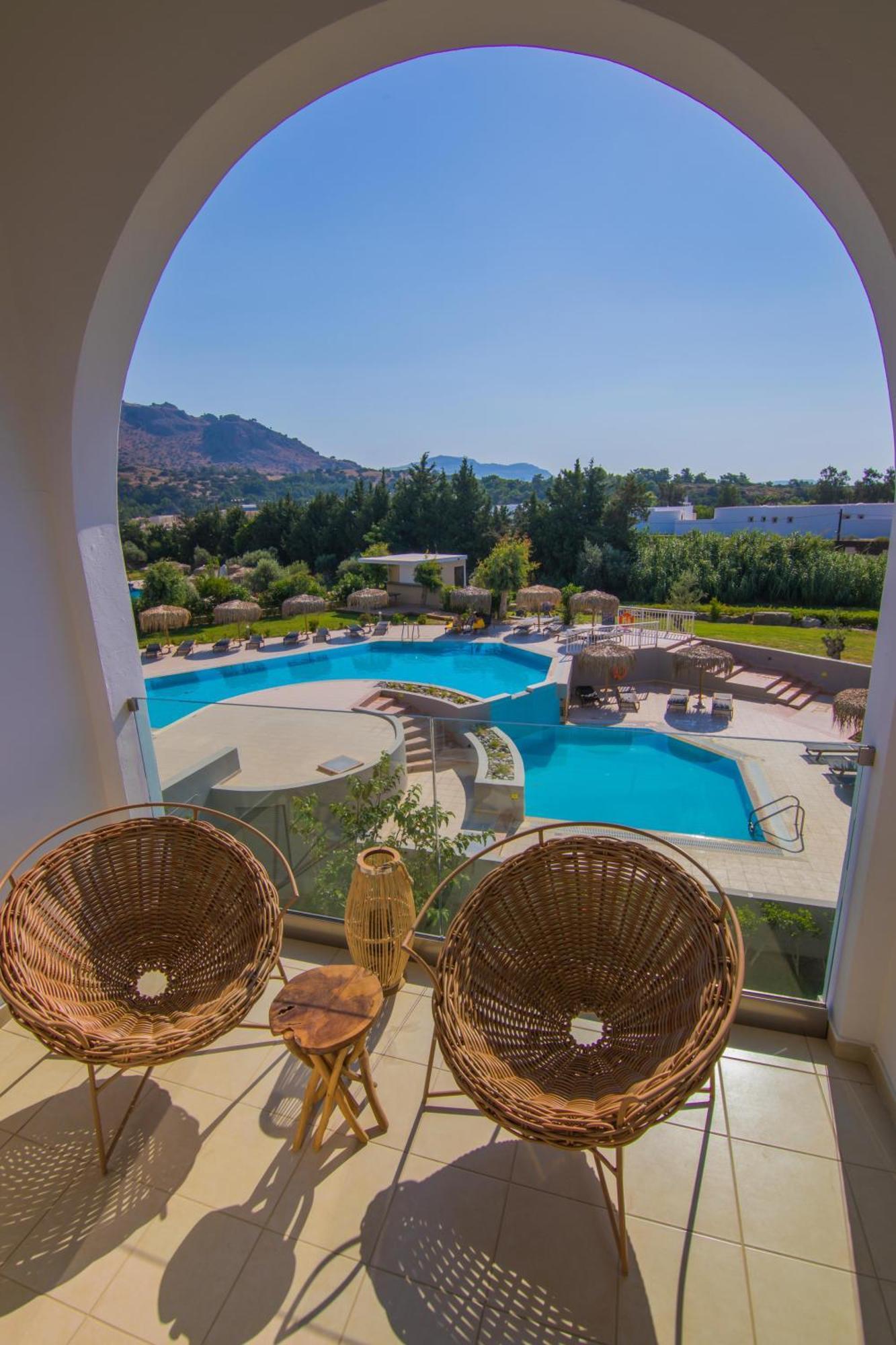 Lindos Breeze Beach Hotel Kiotari Buitenkant foto